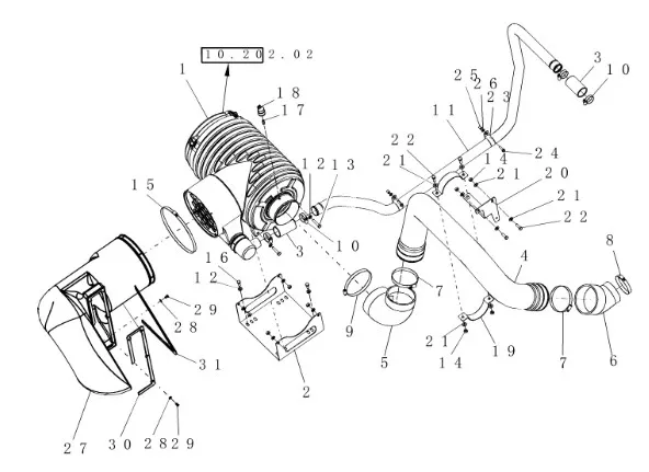 87582924 - патрубок